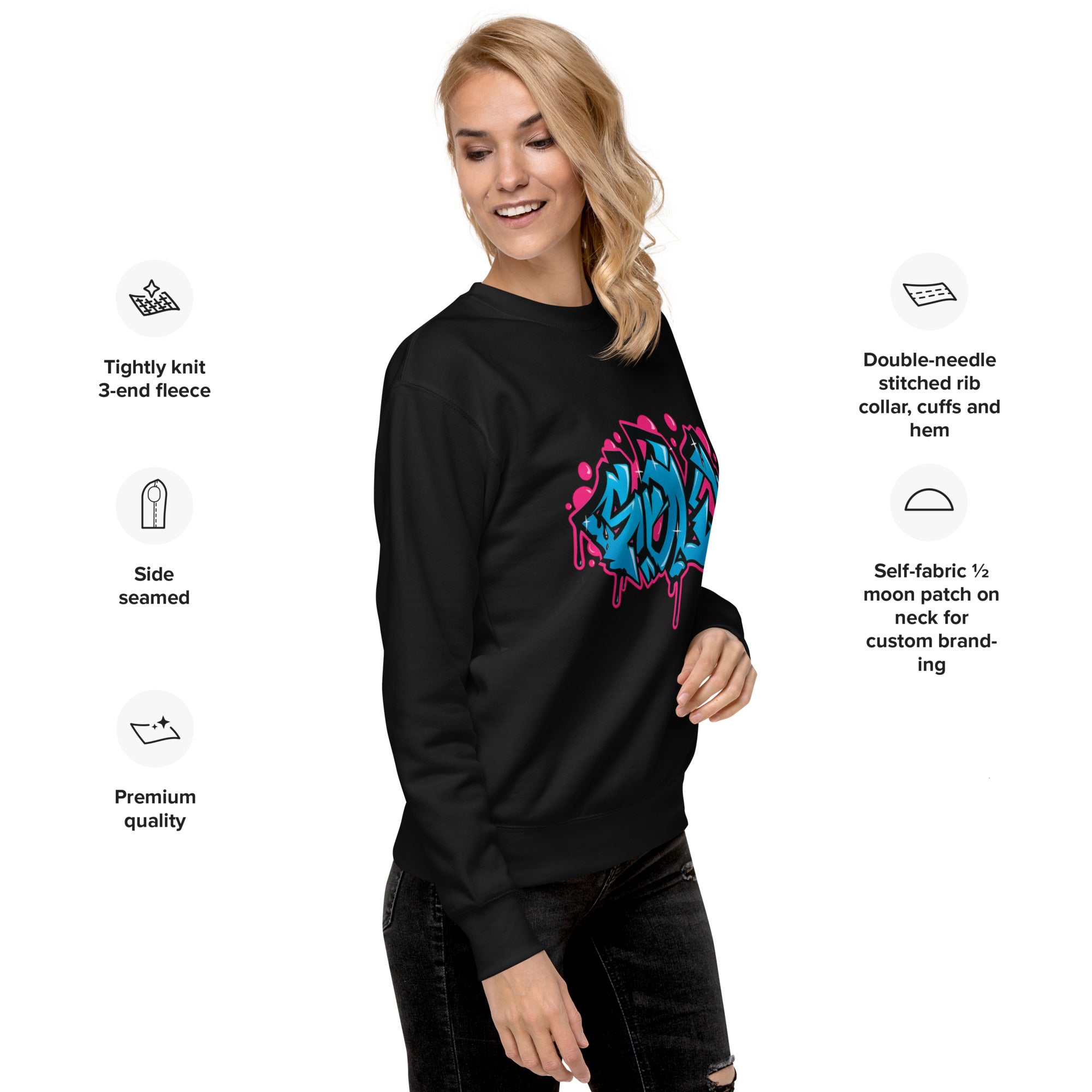 The ICONOCLAST graffiti sweatshirt